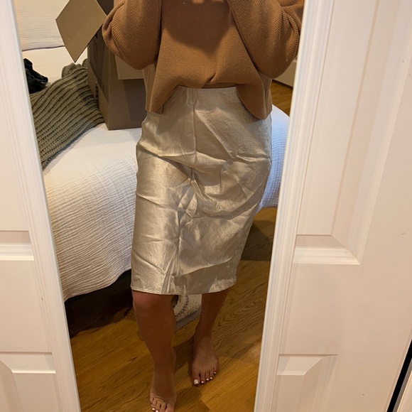 BABATON slip midi skirt - Picture 3 of 4